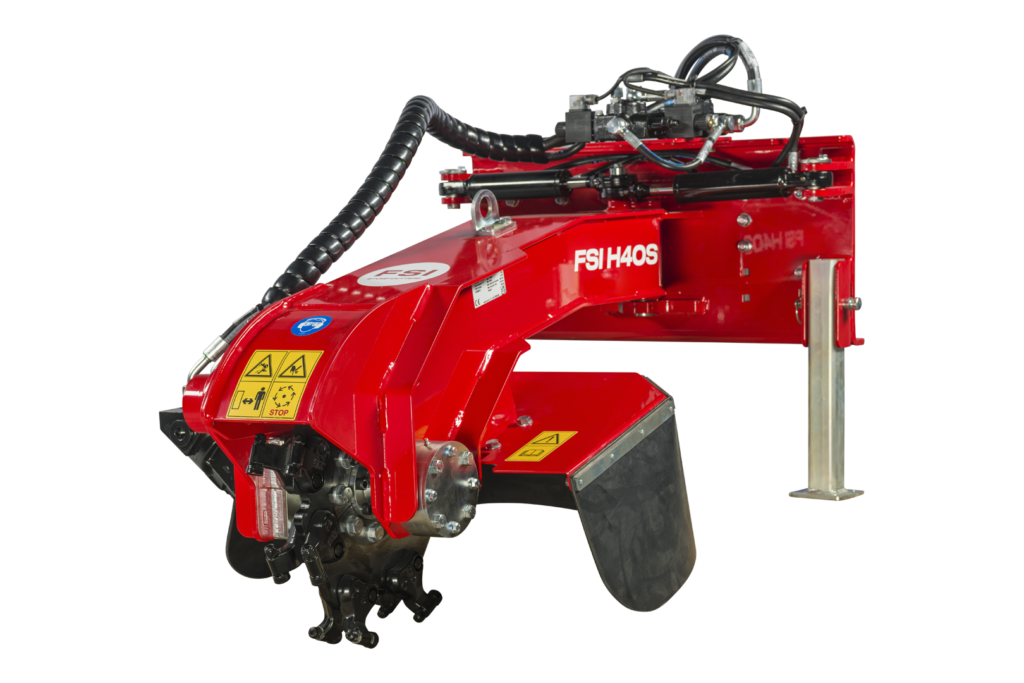 FSI H40S 5075 Hydraulic stump grinder attachment