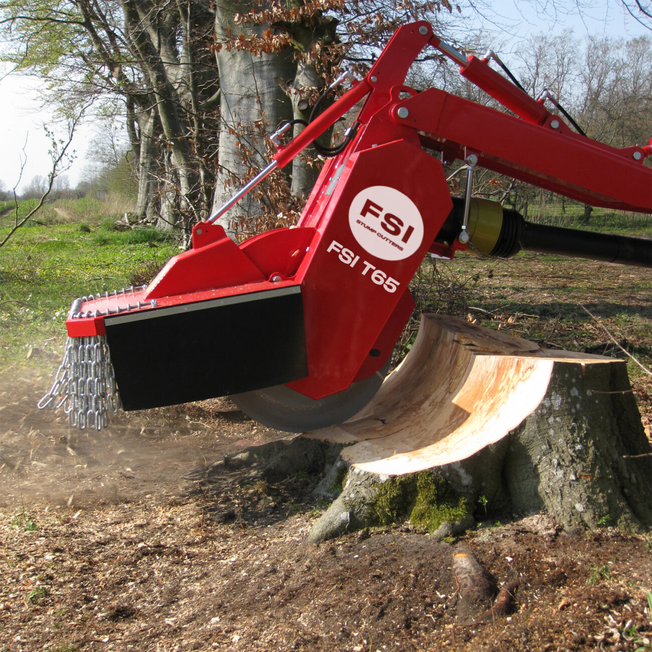 FSI T65 Tractor mounted stump grinder 70120 HP
